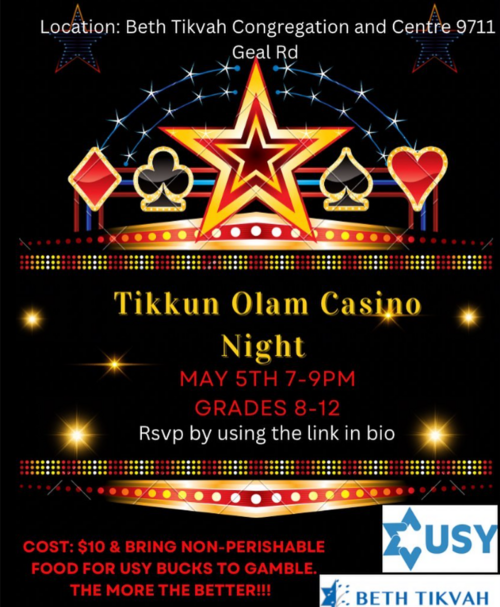 Banner Image for USY Casino Night